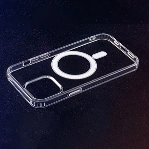 Противоударный 1,5 mm Mag чехол для iPhone 17 Pro Max 6,9" / iPhone 18 Pro Max 6,9 прозрачный, с большим отверстием