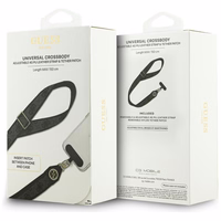 GUESS universal strap GUUCNP4DGMK (4G PU Strap Tether Patch Strass Metal Logo) must