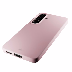 Puro Icon Silicone Ümbris jaoks Samsung Galaxy S25 - roosa