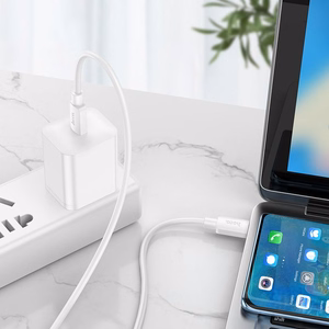Кабель USB C - USB C Hoco PD 6A 100W 1 m X96 белый