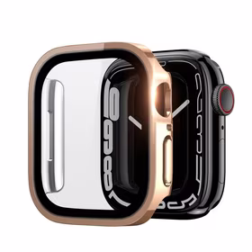 Karastatud klaas ümbris Dux Ducis Hamo Apple Watch 45mm roosa
