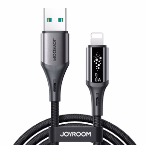 Joyroom S-A60 StarTalk 3A USB-A – Lightning kaabel, 1.2m, must