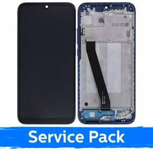 LCD ekraan ühilduv Xiaomi Redmi 7 raamiga / Comet Blue / (Service Pack)