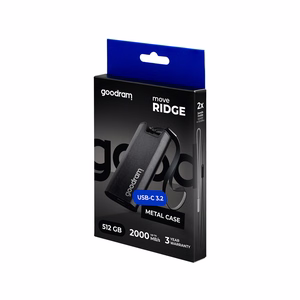 Goodram portable drive SSD MOVE RIDGE  512GB USB 3.2 Gen. 2 Type-C black