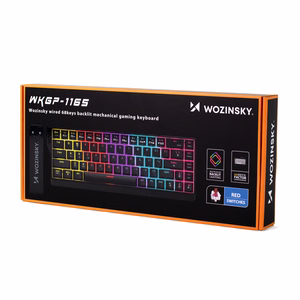 Wozinsky WKGP-1165 Mechanical Gaming Keyboard with RGB Backlight - Must