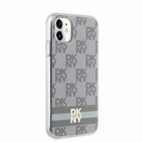 DKNY IML Checkered Mono Pattern & Printed Stripes MagSafe ümbris jaoks iPhone 11 / Xr - beige