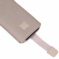 WONDER Deko Pouch Ümbris (Size S) jaoks Nokia 105 2019/150/216 cappuccino