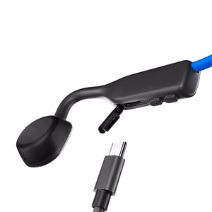 Беспроводные наушники SHOKZ OpenMove с заушным креплением, Bluetooth, USB Type-C, синие