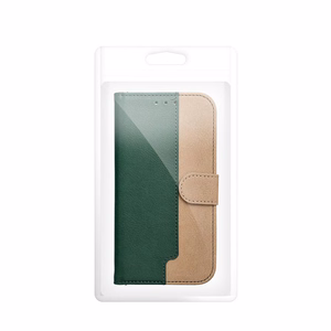 Raamatümbris Xiaomi Redmi NOTE 15 PRO Plus 5G Split Book roheline ja kuldne