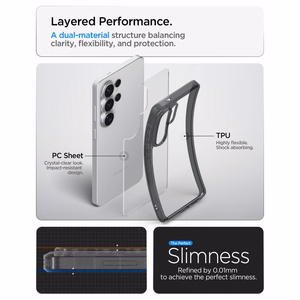 SPIGEN korpus ULTRA HYBRID SAMSUNG S26 Ultra kosmosekristalli jaoks