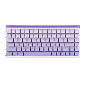 HERO84 HE White+Purple+Gradient+LIGHT JadeKing RGB AULA gasket klaviatuur