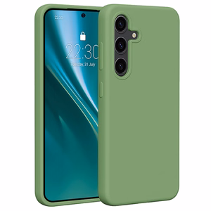 Etteri Silicone ümbris jaoks Samsung Galaxy S24 light roheline