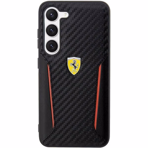 Ferrari FEHCS23MNPYK S23+ S916 чёрный/чёрный жёсткий чехол Carbon Contrast Edges