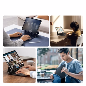 Dux Ducis Keyboard (MK Series) ümbris with Bluetooth keyboard jaoks iPad Air 4 / 5 / iPad Pro 11" 2018-2022 - must