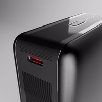 Powerbank SBS 20000mAh 65W PD AFC USB-C USB-A sülearvutile, tahvelarvutile, nutitelefonile - must