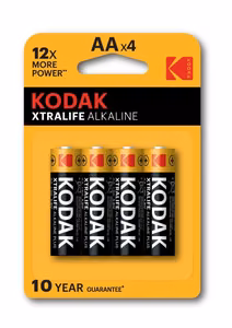 Kodak XTRALIFE aluseline AA patarei (4 tk. pakk)