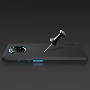 Nillkin Super Frosted Shield tugevdatud kate Xiaomi Redmi Note 9T 5G musta värvi jaoks