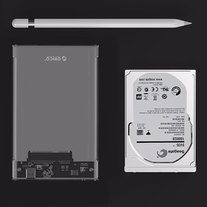 Orico 2139C3 2.5" HDD/SSD USB-C 5Gb/s kettaseade - läbipaistev
