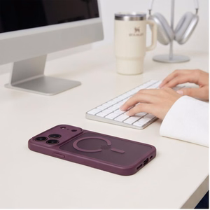 Tech-Protect BasicMag MagSafe ümbris iPhone 17 Pro Max / 18 Pro Max jaoks, matt bordoopunane