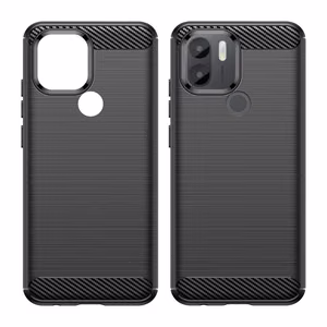 Carbon Ümbris ümbris jaoks Xiaomi Redmi A1+ flexible silicone carbon cover must