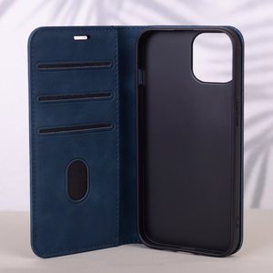 Smart Suede ümbris Honor 600 / Honor 600 Pro tumesinine