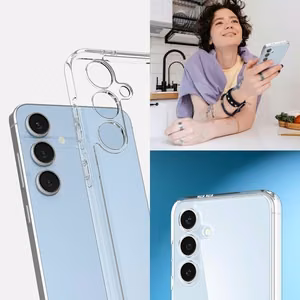 JM ANTI-BACTERIA TPU ümbris Galaxy S24 FE läbipaistev