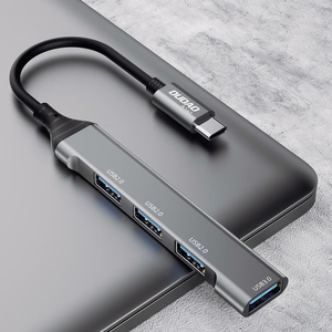 Dudao HUB 4in1 USB-C - 4x USB-A (3 x USB2.0 / USB3.0) 6.3cm must (A16T)