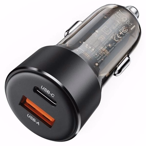 Car laadija Acefast B12 60W USB-C/USB-A must