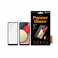 PanzerGlass E2E Super+ antibacterial karastatud klaas jaoks Samsung Galaxy A02s - with must raamiga