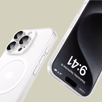 Tech-Protect MagSlim MagSafe Ümbris jaoks iPhone 16 Pro Max - Valge