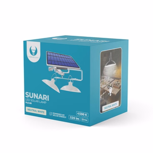 Forever Light Solar LED Double Lamp SUNARI FLS-80 6W 520lm 4500K 5500mAh Li-Ion