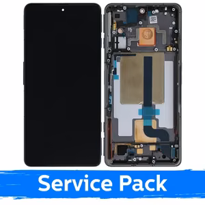 LCD ekraan ühilduv Xiaomi 11T (11T Pro) raamiga / Cyber Yellow / (Service Pack)