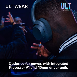 Sony ULT WEAR – juhtmevabad Bluetooth-kõrvaklapid ULT POWER SOUND, sügava bassi, mürasummutuse ja kuni 30 h akuga