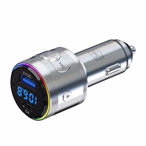 3mk Hyper auto FM-saatja koos laadimisega, 48 W, QC/PD/PPS, USB 1C1A, hõbedane