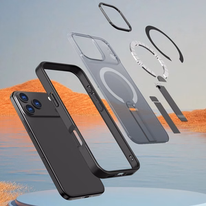 Hybrid Armor X Ümbris jaoks iPhone 17 Pro Max with Stand, Compatible with MagSafe - Must