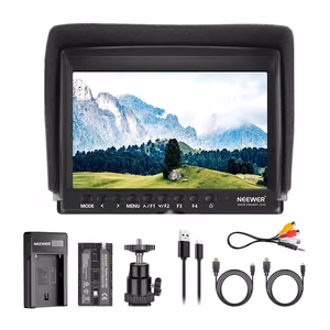 NEEWER F100 Field Monitor + USB Charger + Battery Kit