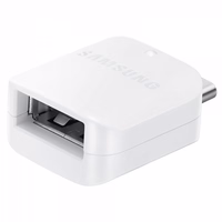 Samsung EE-UN930 USB-A to USB-C OTG Adapter (Bulk - Replacement Packaging) - valge
