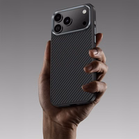 Benks Magnetic Armor Pro Kevlar Ümbris Metal Frame 600D (A068) jaoks Iphone 17 Air must (Camera Control Button)