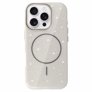 Magsafe Slim Shiny jaoks Iphone 15 Pro hõbedane