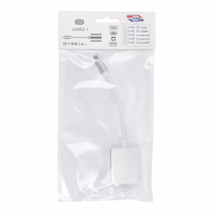 Kaabel HDMI (female) to Type C 3.1 (male) Plug & Play 4K