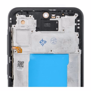 REWA OLED LCD-ekraan raamiga SAMSUNG A36 jaoks, must
