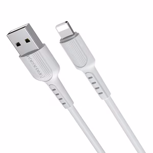 Borofone Kaabel BX16 Easy - USB to Lightning - 2A 1 metre valge