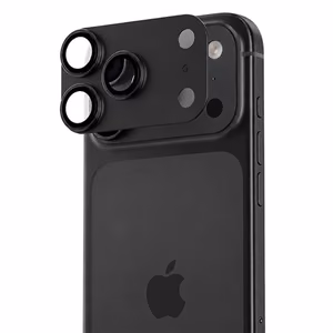 Benks OmniWarrior integreeritud metallist kaameraobjektiivide kaitse (C.M.SX.AP.BK.0071) iPhone 18 Pro Max telefonile (AR, must)