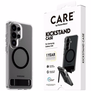 CARE by PanzerGlass Urban Explorer läbipaistev ümbris w. must Qi Samsung Galaxy S26 - läbipaistev