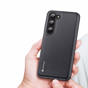 Dux Ducis Fino чехол Samsung Galaxy S23+ с силиконовой рамкой чёрный