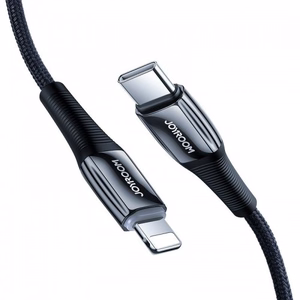 USB kaabel Joryoom S-1224K2 must Type-C / Lightning 120cm (kuni 20W)