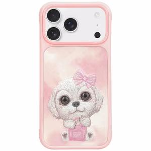 Nimmy Big Eyed Pet 2.0 Dog Ümbris jaoks iPhone 17 Pro Max - Roosa