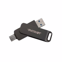 Flashdrive PATRIOT Rage R550 32GB 100 MB/S USB A+C Swivel Design (PE32GR550DSAD) must
