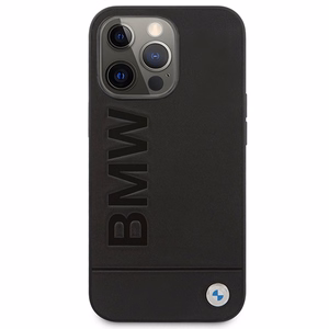 BMW Signature Logo Imprint MagSafe Ümbris jaoks iPhone 14 Pro Max - must