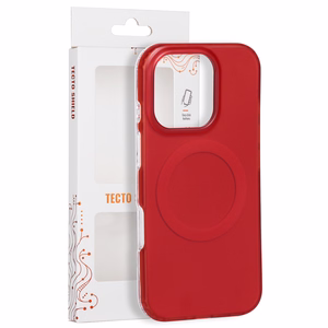 Tecto Shield Mistiq Mag ümbris mudelile iPhone 16 Pro 6,3", punane